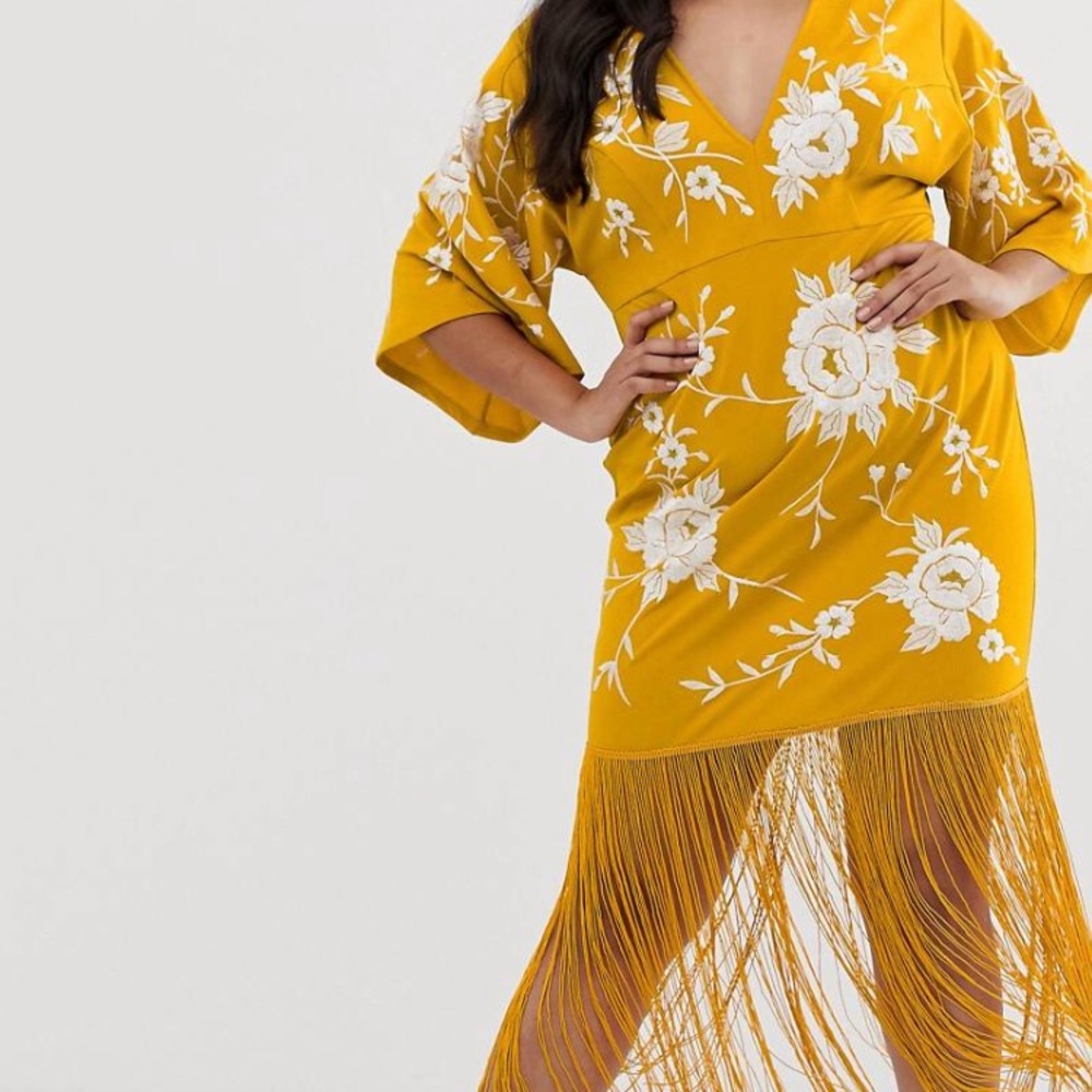 ASOS curve kimono dress